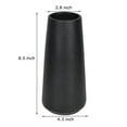 thumbnail image 3 of Ceramic Vase - Flower Vase Minimalism Style for Modern Table Shelf Home Decor, Fit for Fireplace Bedroom Kitchen Living Room Centerpieces Office Desk (Solid Black, Big), 3 of 7