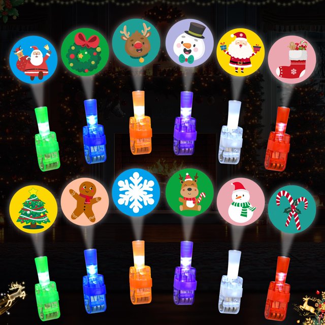 Luces digitales LAKULIO para niños, 36 unidades, para fiestas navideñas