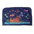thumbnail image 1 of Magnetic Adsorption Cartoon Car Side Window Sun Shade Auto Sunshade Protector Curtain Block Harmful UV Rays Sun Glare Strong Sunlight Heat for Baby Kids Child Pets (Deep Sea Adventure), 1 of 8