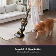 Eureka Powerful Upright Vacuum Cleaner for Home Pet Hair, Lightweight Household Upright Vacuum for Carpet and Hard Floor, MaxSwivel Pro NEU350 with Pet Tool