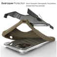 thumbnail image 5 of Case with Clip for iPhone 11 Pro, Tri-Shield [Military Grade] Rugged Cover with Metal Kickstand [Includes Wrist Strap Lanyard + Belt Hip Holster] for Apple iPhone 11 Pro (2019, 5.8" Model), 5 of 10
