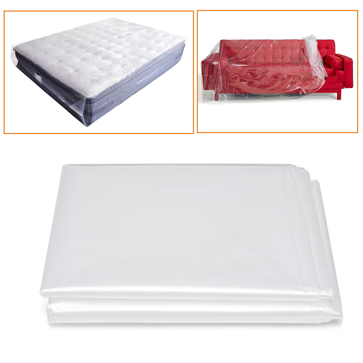 Details about  / Lucid 2-Pack King Mattress Moving and Storage Bags