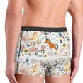 thumbnail image 4 of Kdxio Men's Boxer Briefs with On The Farm Print - Comfortable and Breathable Underwear for Everyday Wear, 4 of 7