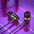 thumbnail image 3 of Gwong Electrónica Universal 3.5mm In-Ear Bajo pesado Estéreo Auricular con cable Auriculares deportivos con micrófono, 3 of 7