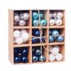 thumbnail image 1 of Juego de 99 adornos navideños irrompibles, bolas de árbol para fiestas, bodas y fiestas, adornos de temporada, 1 of 5