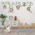 thumbnail image 2 of Safari Jungle Woodland Animals Wall Decals Wall Stickers for Boys Girls Baby Nursery Kids Bedroom, 2 of 4
