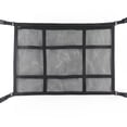thumbnail image 3 of Riwesomey Bolsillo de red de almacenamiento para techo de coche, bolsa de red de carga Interior para techo de coche, bolsa de almacenamiento portátil para Ventana automotriz Negro Riwesomey VI001260-01, 3 of 6
