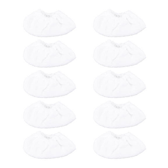 LAZIOEGR 10‑Pack Handheld Steam Mop Pads – Premium Microfiber Covers for Handheld Steam Cleaners, Washable & Reusable