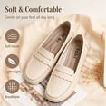 thumbnail image 3 of CHICVOMEY Comfortable Loafers for Women Lightweight Slip-On Flat Shoes Fashionable Versatile Flats For Casual & Work Wear, 3 of 8