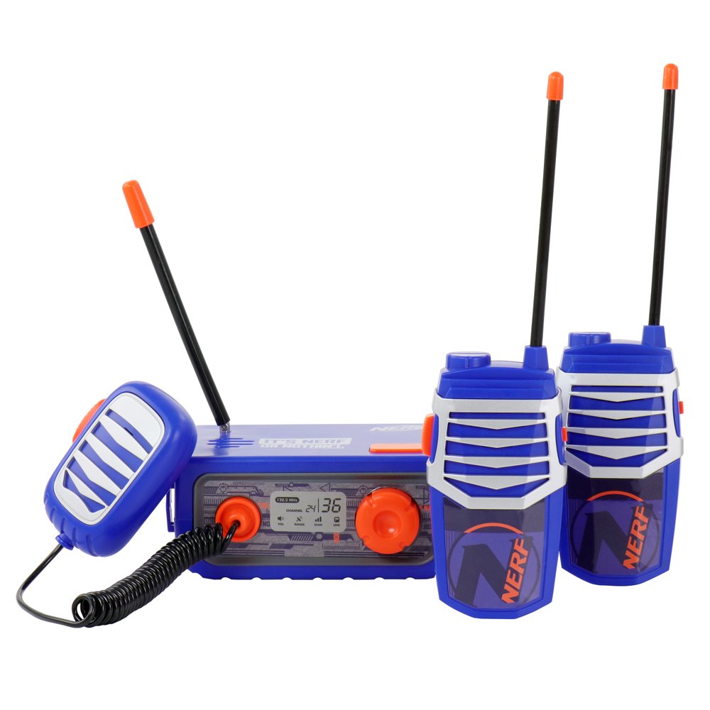Nerf 3Way Walkie Talkie Base Station Kit