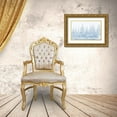 thumbnail image 3 of Mansfield, Kathy 14x10 Gold Ornate Wood Framed with Double Matting Museum Art Print Titled - Winter Forest, 3 of 4