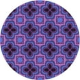 thumbnail image 1 of Ahgly Company Indoor Round Patterned Medium Slate Blue Area Rugs, 7' Round, 1 of 6