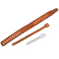 thumbnail image 2 of Sangle de Guitare en Cuir Véritable Mat Accessoires d'Instruments de Musique Électriques, 2 of 8