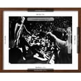 thumbnail image 2 of Art.com Gimme Shelter, Mick Jagger, 1970, Performing Onstage Photo, Brown Frame Wall Art, 21" x 17", 2 of 5
