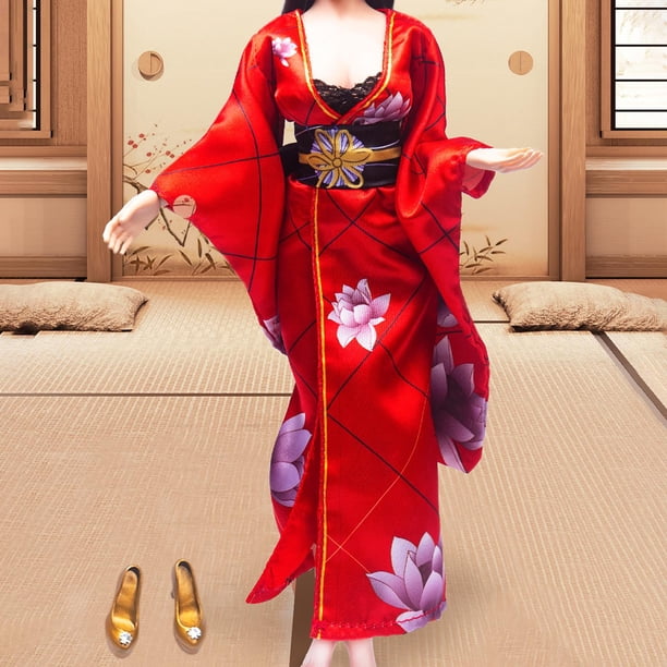 TISHITA 1/6 Japanese Kimono Suit Traditional Japanese Clothes