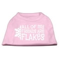 thumbnail image 4 of Christmas Screenprinted Dog Shirt, "All My Friends Are Flakes", 4 of 10
