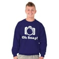 thumbnail image 5 of Oh Snap Camera Snapshot Cute Hobby Sweatshirt for Men or Women Brisco Brands S, 5 of 6