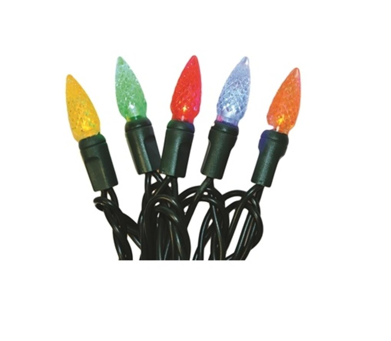 Set of 50 Multi Color C3 LED Battery Operated MultiFuntion Christmas