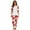 Red1, variant on Posijego Womens Christmas Pajama Sets Plaid Printed Long Sleeve Tops Jogger Pants Lounge Sets Pjs Loungewear