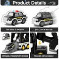 thumbnail image 5 of NICKSUN Toddler Car Toys, Police Truck for Kids 3-5 Years, 5-in-1 Friction Power Vehicle Toy Gift for Toddlers Boys Girls, 5 of 7