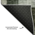 thumbnail image 5 of Addison Rugs Mayfield Premium Machine Washable Transitional Geometric Olive Rectangle Rug, 9' x 12', 5 of 6