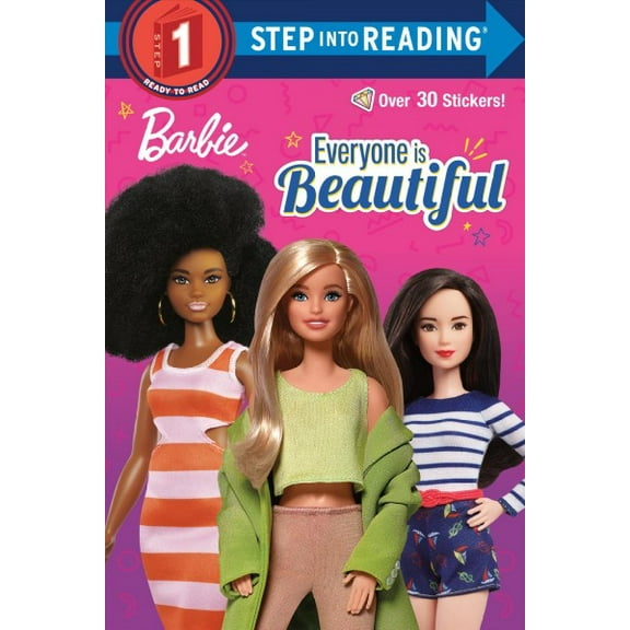 Pre-Owned Everyone Is Beautiful! (Barbie) (Step Into Reading) Paperback