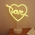 thumbnail image 1 of Vaidha LED Night Light Bedroom Heart Home Decor Battery Wall Lamp, 1 of 2