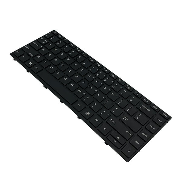 Seitruly Teclados Teclado eficiente Teclado retroiluminado Laptop Escritura fluida Componente de computadora Teclados Reemplazo para ProBook 440 G5 US Juegos de teclado y mouse para computadora