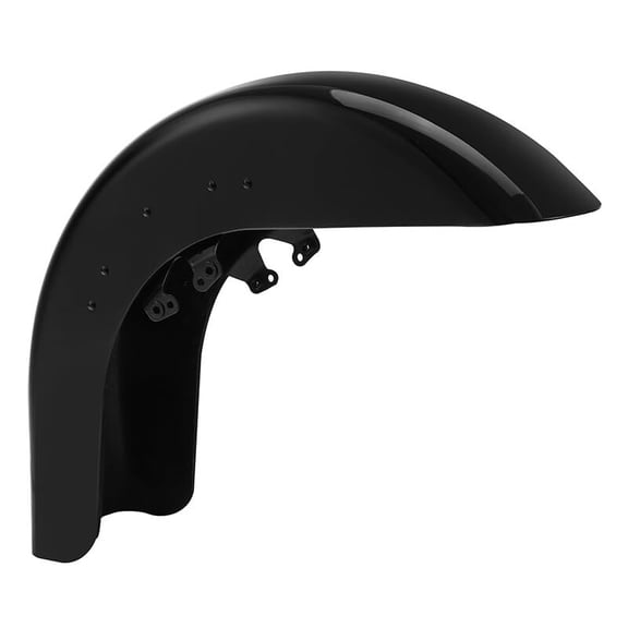 Suitable for Vivid Black Front Fender Fit For Harley Touring Street Road Glide 2014-2023