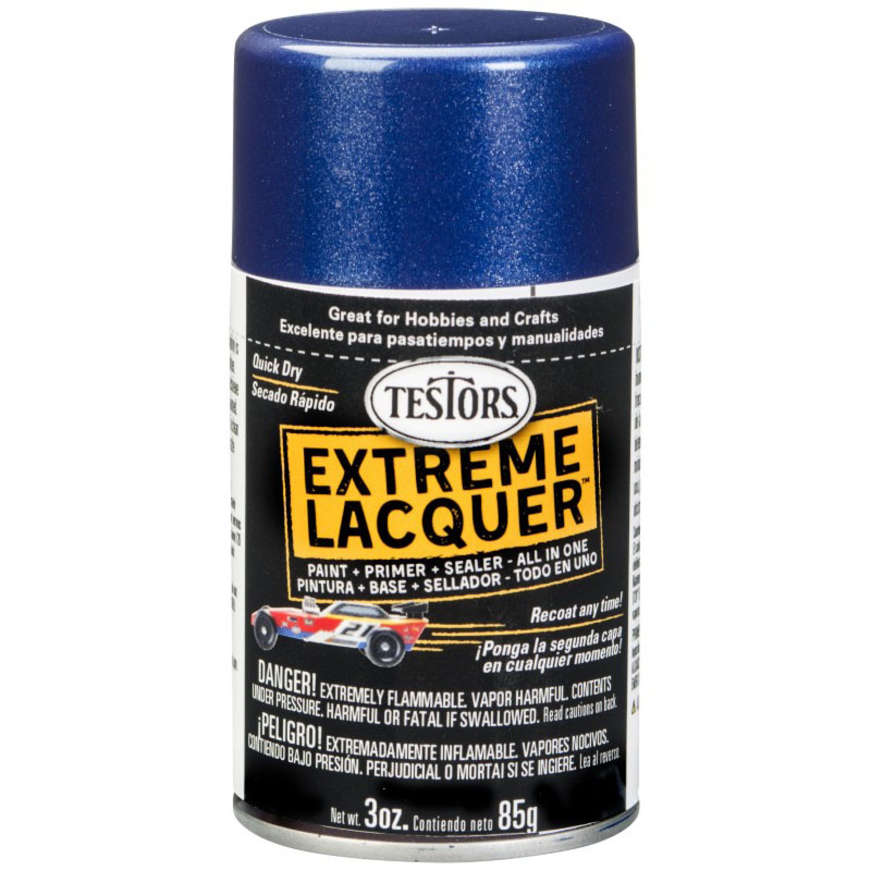 Testors One Coat Lacquer Paint, 3 Oz. Spray Can, DeJa Blue - Walmart ...