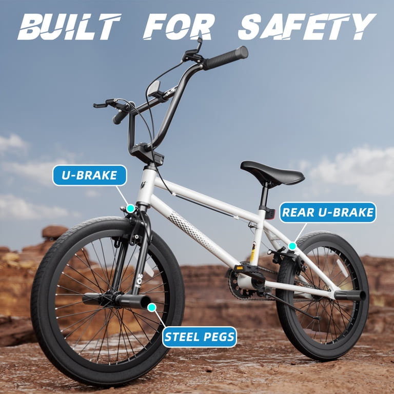 XJD Freestyle BMX Bike for Teen Beginner 8-12 Years Old Kids,20