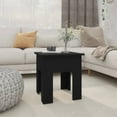 thumbnail image 1 of vidaXL Coffee Table Black 40x40x42 cm Engineered Wood, 1 of 4