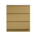thumbnail image 6 of Liberte 30" Freestanding Bathroom Vanity in Natural Oak with Sink Top, 6 of 10