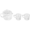 thumbnail image 1 of 1 set Infuser té té té taza de té set de vidrio con colador extraíble para sala de té, 1 of 4