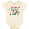 thumbnail image 3 of Inktastic Mamaw and Papaw Love Me Girls Baby Bodysuit, 3 of 5