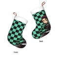 thumbnail image 3 of Demon Slayer Christmas Stocking 17.7" Classic Xmas Stockings For Family Holiday Fireplace Party Decorations, 3 of 8