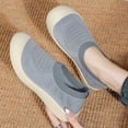 thumbnail image 6 of Narveanno Women's Barefoot Shoes Walking Shoe Zero Drop Sole Soft Yoga Work Lightweight Home Non Slip Sneakers Barefoot for Women Gray 9, 6 of 7