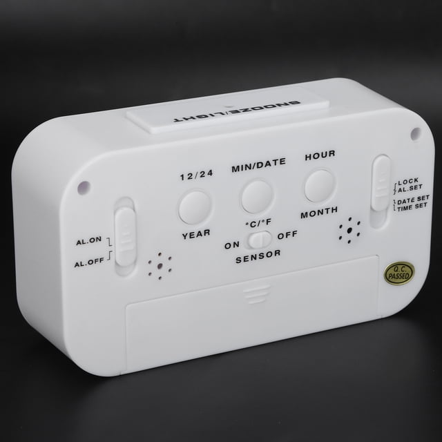 Reloj con pantalla digital, reloj electrónico LCD, reloj electrónico grande, reloj despertador LCD diseñado para precisión