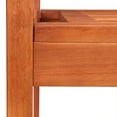 thumbnail image 5 of vidaXL Outdoor Patio Bench Loveseat Chair with Armrest Solid Wood Eucalyptus, 5 of 13