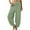 #H-Green, variant on GuangCheng Womens Pants Wide Leg High Waisted Stretch Lightweight Joggers Loose Casual Trousers with Pockets