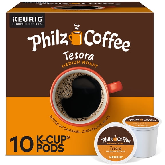 Philz Coffee, Tesora Medium Roast K-Cup Coffee Pods, 10 Count