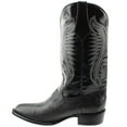 thumbnail image 4 of Ferrini Western Boots Mens Round Toe Embroidered Lizard Black 13611-04, 4 of 7