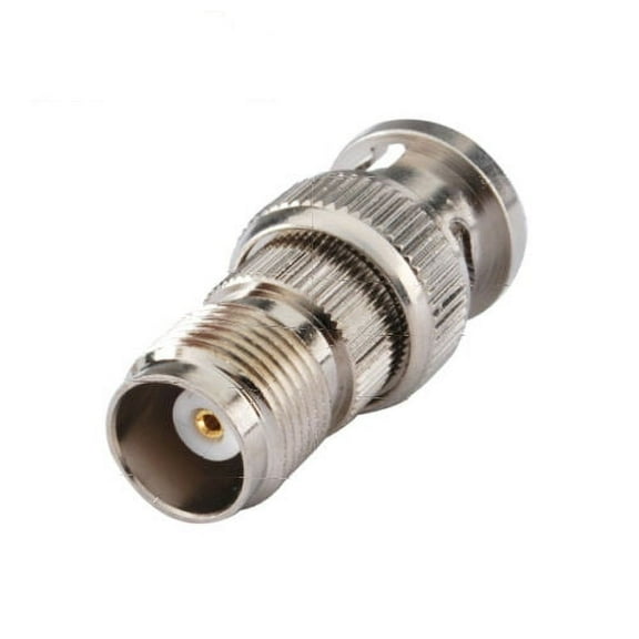 RF BNC Plug Male to TNC Jack Female Straight Coaxial Connetcor Adapter