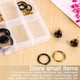 thumbnail image 3 of Organizador de plástico Caja de almacenamiento Divisor ajustable Compartimento de rejilla extraíble para joyería Cuentas Pendiente Herramienta Gancho de pesca Accesorios pequeños, 3 of 7