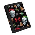 thumbnail image 2 of FUIALDOLG Polyester Children's Wallet with Slim Large Capacity Boys Trifold Wallet for Travel, Christmas Skull Art Trifold Coin Wallet, 2 of 6