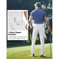 thumbnail image 2 of SPECIAL MAGIC Men’s Stretch Golf Pants Slim Fit Lightweight Hiking, Casual & Dress Tapered Pants with Zipper Pockets, 2 of 6