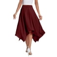 thumbnail image 2 of Airmenty Summer Skirts for Women Midi Skirt Flowy Elastic High Waisted Skirts Beach Skirt S-2XL, 2 of 6