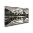 thumbnail image 2 of Trademark Fine Art 'Kananaskis Lake Reflection BW with Color' Canvas Art by Alan Majchrowicz, 2 of 3