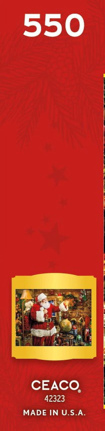 Ceaco - Holiday - 'Tis the Season - Santa Lodge - 550 Piece Interlocking Jigsaw Puzzle