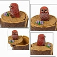 thumbnail image 5 of MEHOOM Resin Forest Owl Stump Ashtray with Lid, Windproof, Father's Day Gift Ideas, 5 of 8